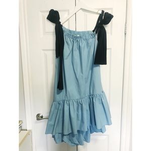 MSGM off shoulder dress